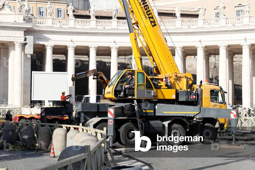 Christmas tree in Vatican City, Holy See, 2017 (photo)
