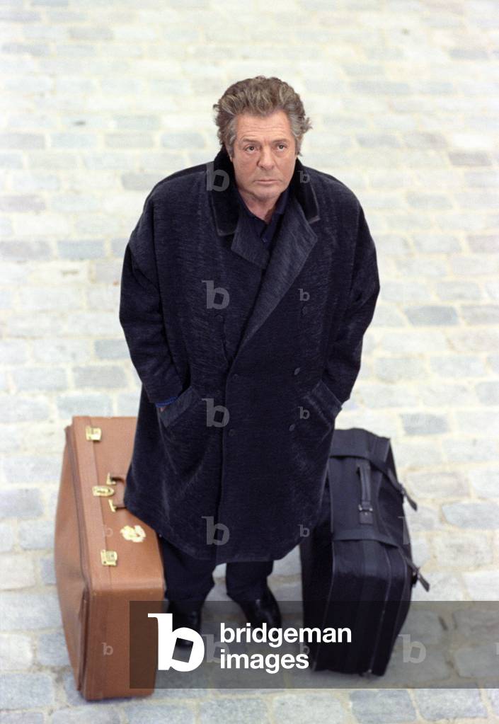 Actor Marcello Mastroianni, Italy, 1990 (photo)