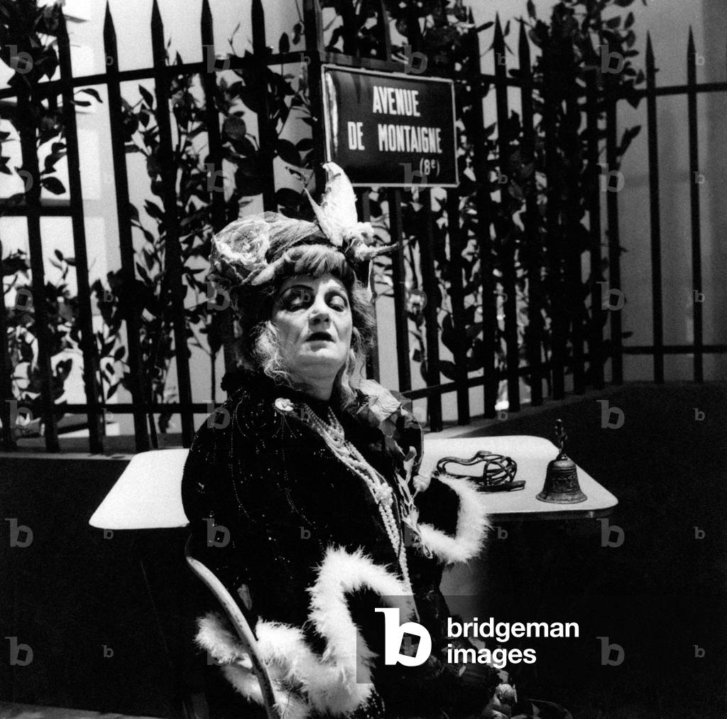 Sarah Ferrati in La folle de Chaillot, Milan, Italy, 1954