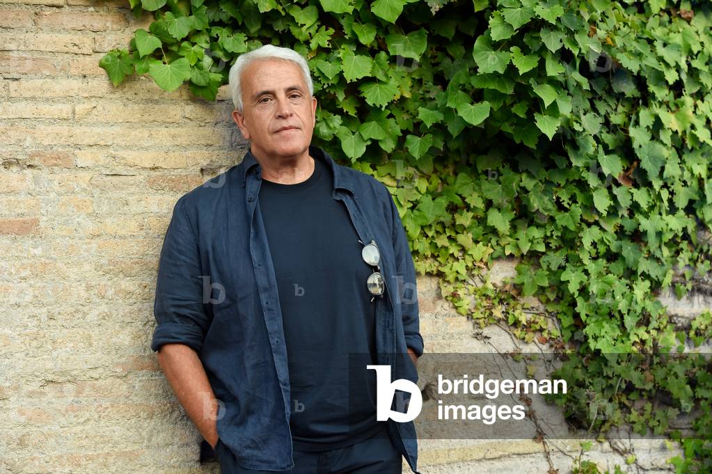 Italian writer Roberto Alajamo at the XX edition of the International Literature Festival in Rome entitled 'Reading the world', in the new setting of the Palatine Stadium, Rome (Italy), July 22nd, 2021