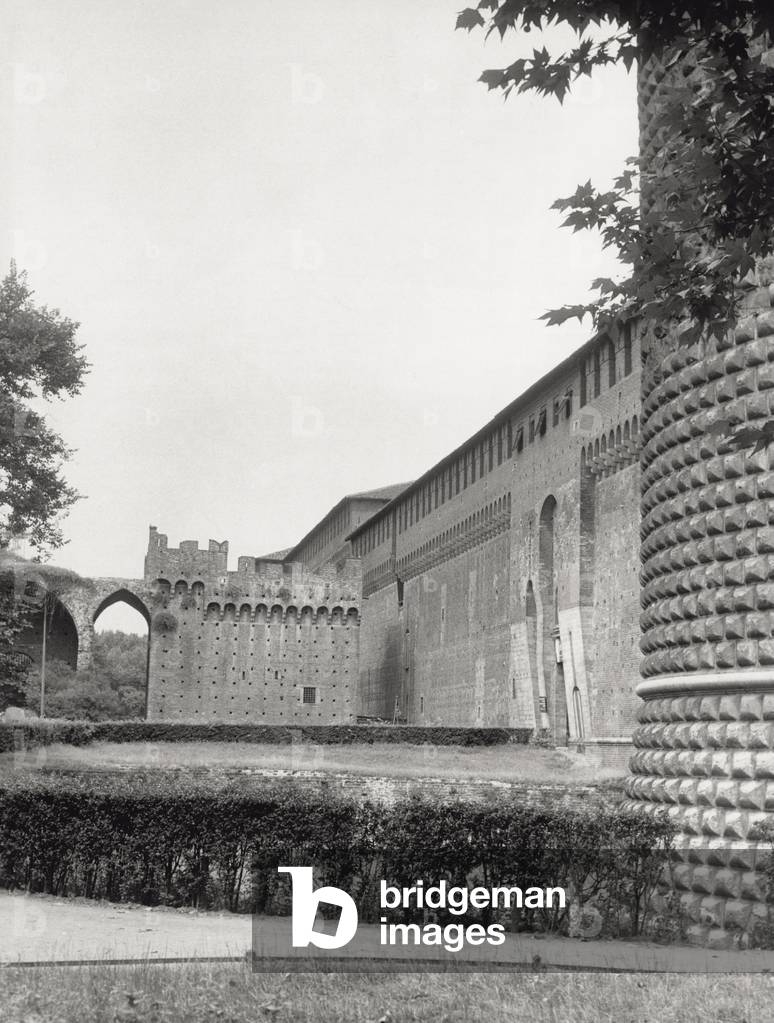 The Sforzesco Castle in Milan