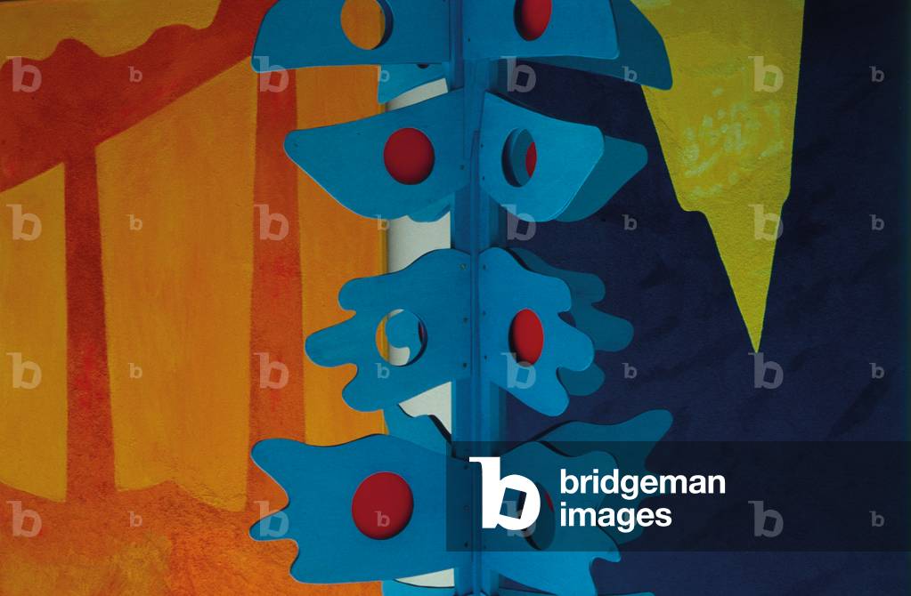 Ascending Proposition, 1982 (wood and tempera structure)