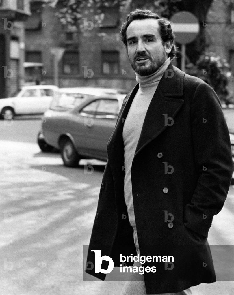 Vittorio Gassman in Milan, Milan, Italy, 1972