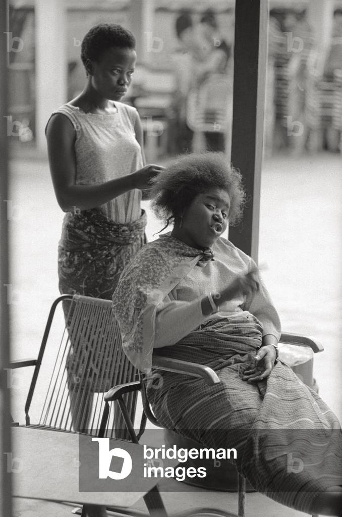 Nigerian hairdresser