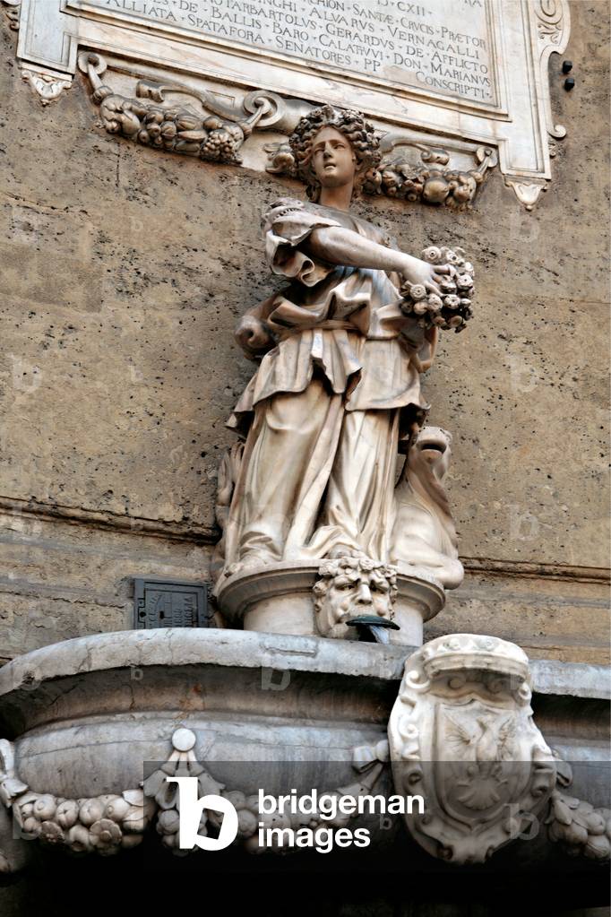 Palermo, Piazza Vigliena, the `Quattro Canti', 1608