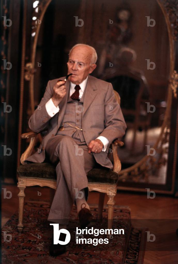 Sandro Pertini smoking pipe, Italy