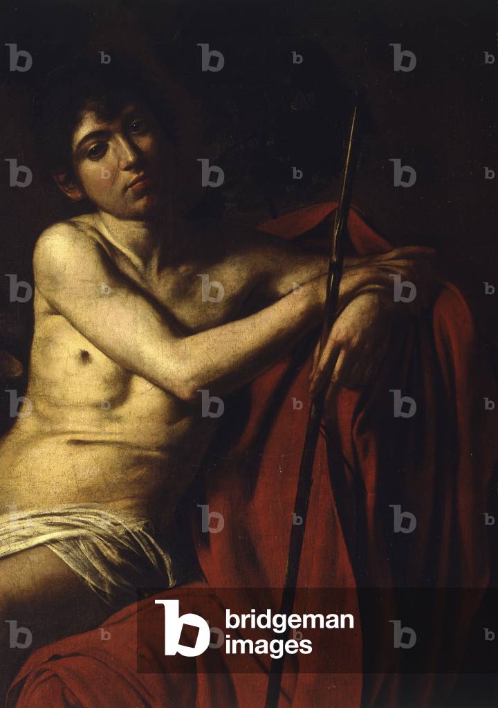 Saint John the Baptist (San Giovanni Battista), by Michelangelo Merisi, known as Caravaggio, 1609-1610, 17th century, oil on canvas, 152 x 125 cm.