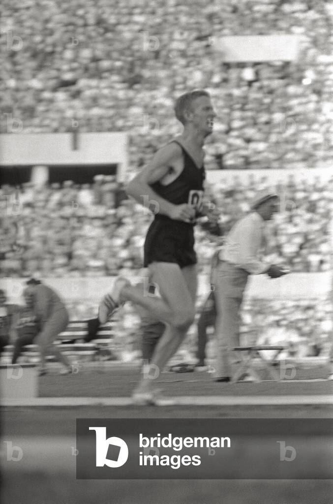 Athlete running