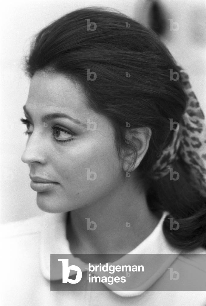 Ira von Fuerstenberg, Italy, 1964 (b/w photo)