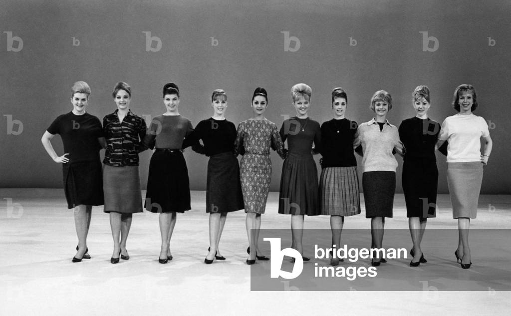 The Bluebell Girls, 1965 (b/w photo)