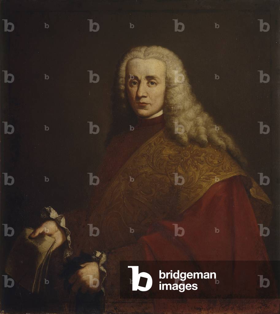 Portrait of the Officer Lorenzo Morosini, by Domenico Fedeli also known as Maggiotto, 1764, 18th Century, oil on canvas