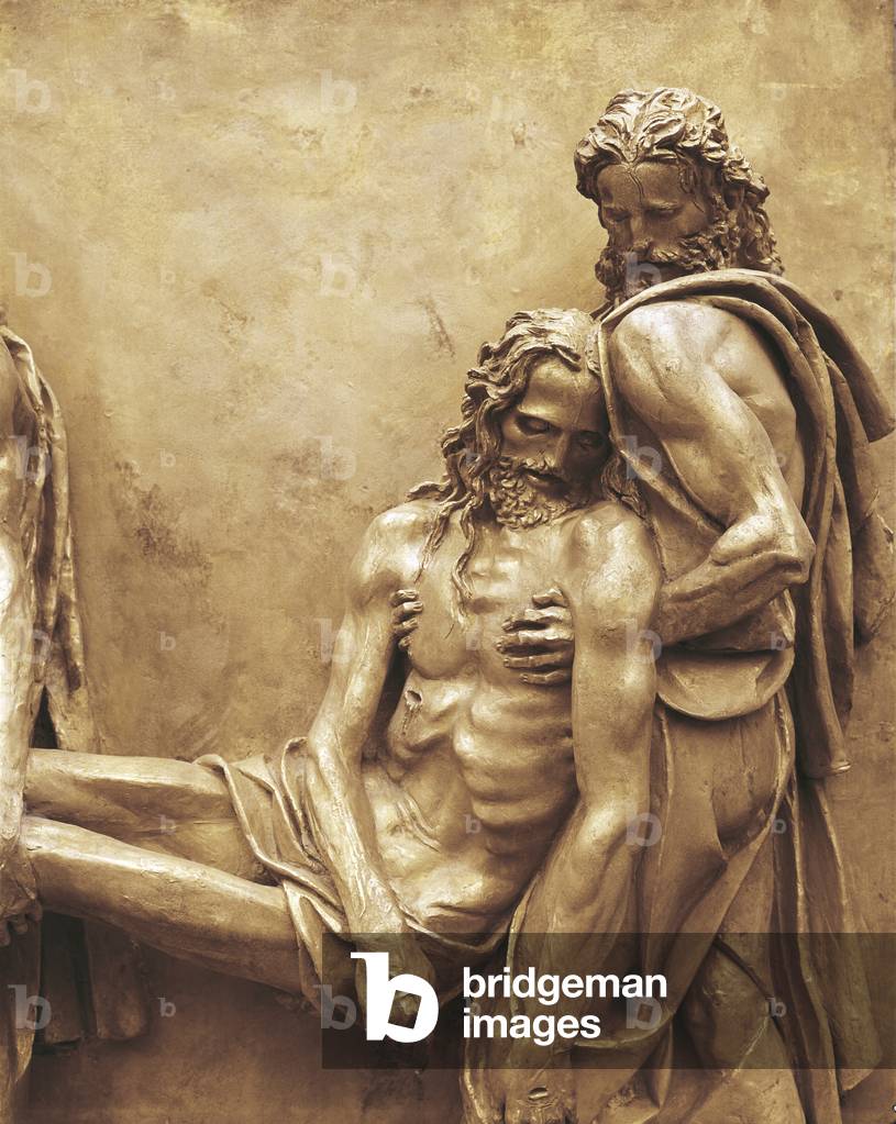 Via Crucis, 16 stations, 1968-1981 (bronze and marble)