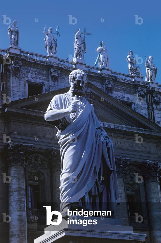 Saint Peter, by Giuseppe De Fabris, Ca 1857, 19th Century.