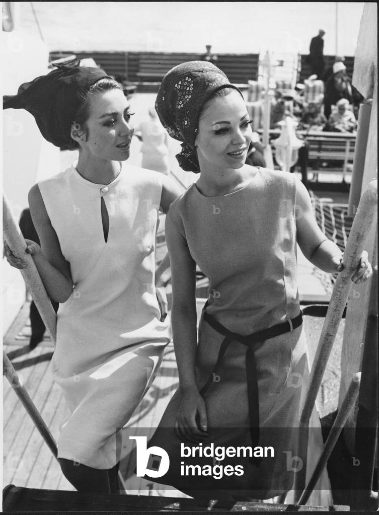 Models wearing tunic dresses