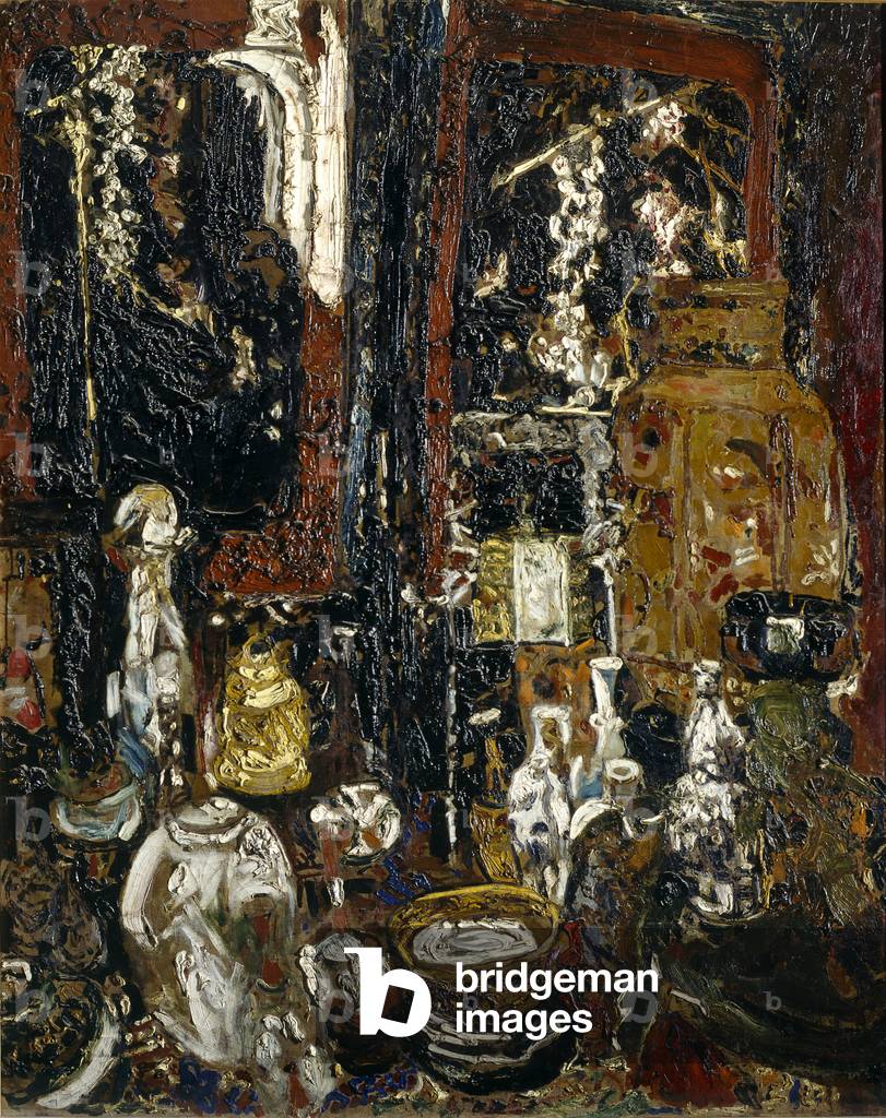 Japanese Vases with Draft Shield, 1916 (oil on canvas)