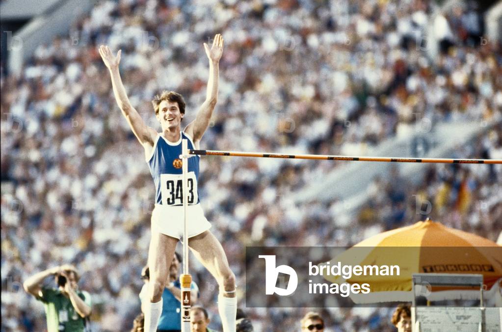 Gerd Wessig at the Moscow Olympic games