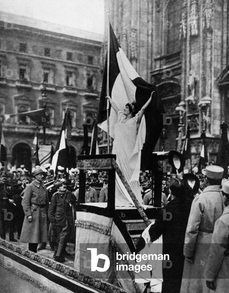 Ceremony celebrating the victory in the First World War