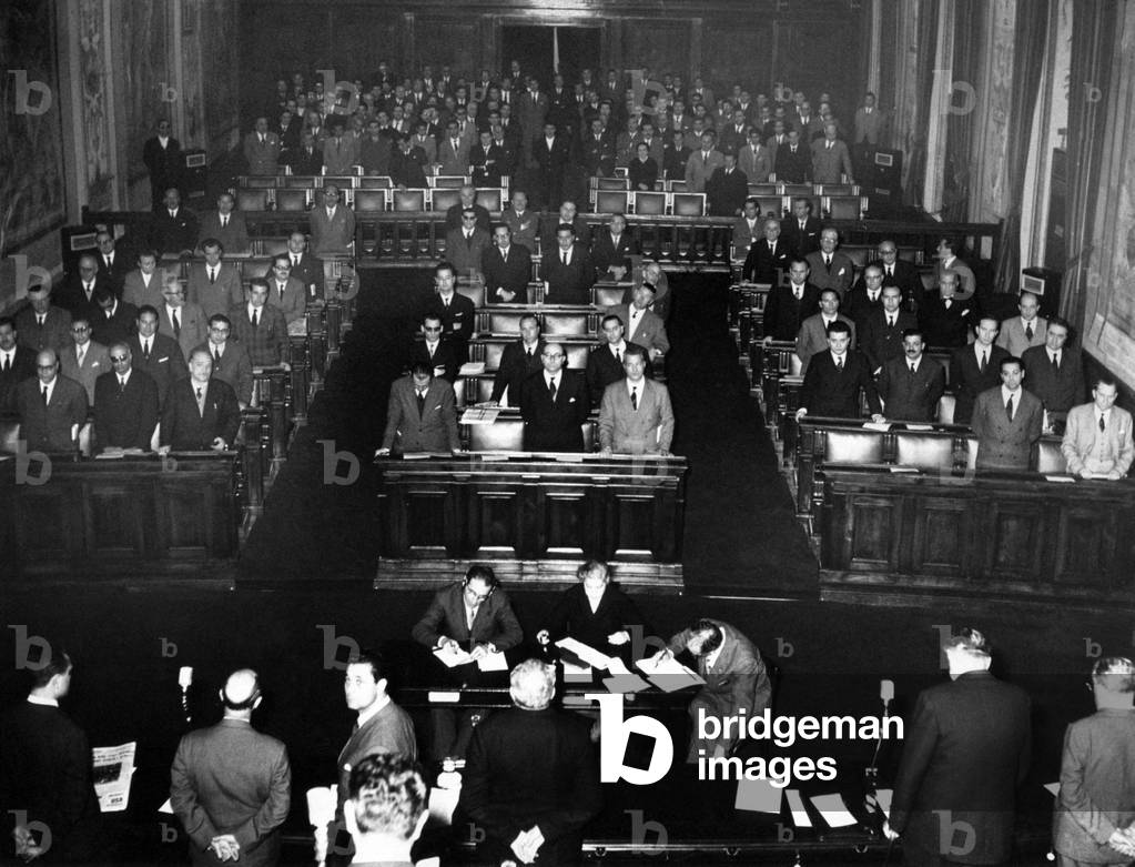 Sicilian Regional Assembly commemorating Enrico La Loggia, Italy