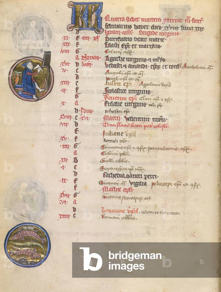 Psalter - Book of hours, 1218-1228 (parchment)