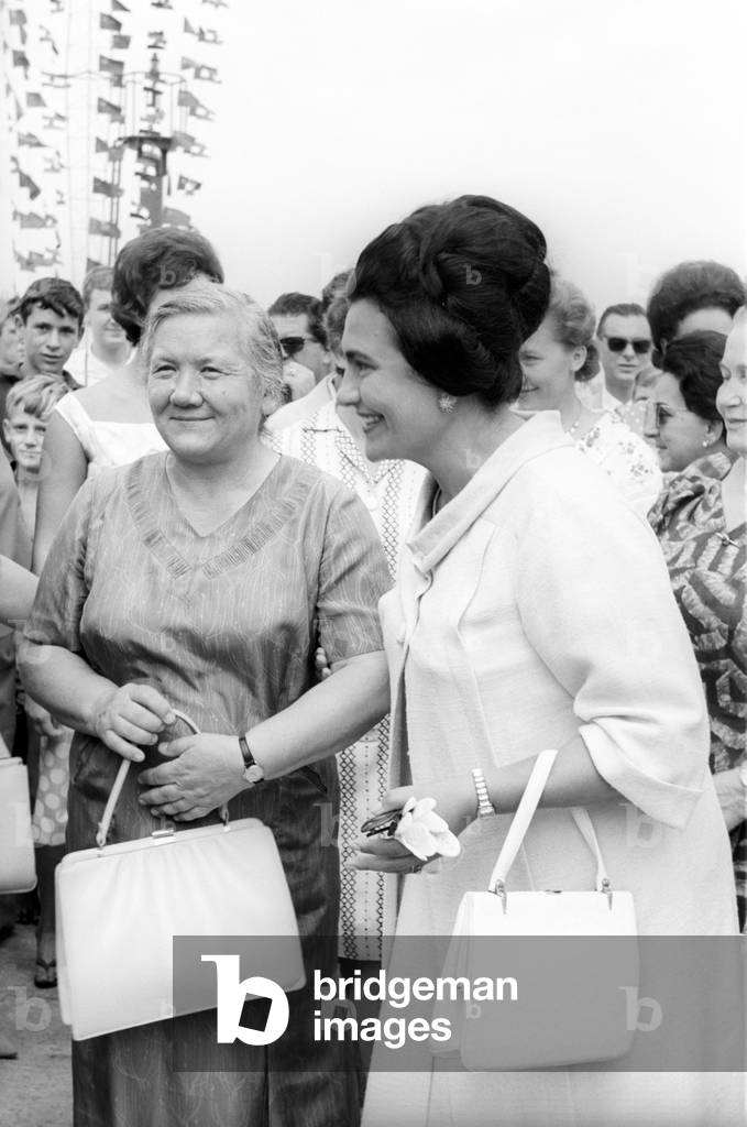 Jovanka Broz and Nina Khrushchev
