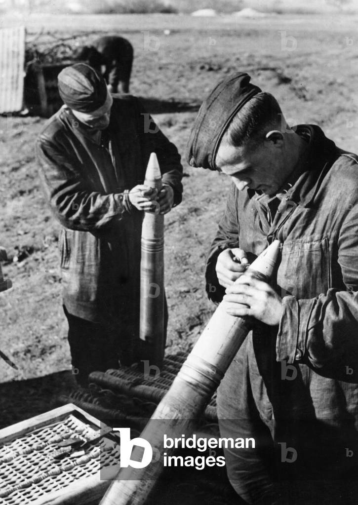 Shells for the German anti-aircraft guns