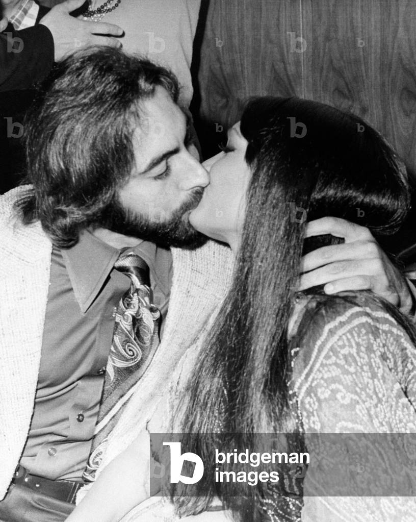 Kabir Bedi kissing Parveen Babi