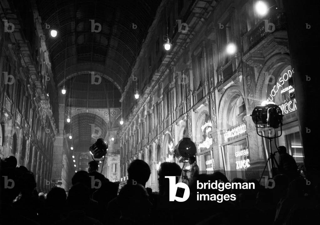 The set of Scuola elementare under Galleria Vittorio Emanuele II, Milan, Italy