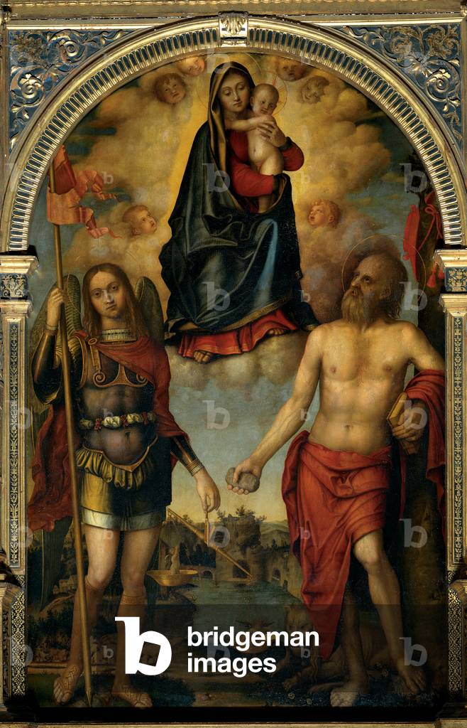 Madonna and Child with Saints, 1518 (panel)