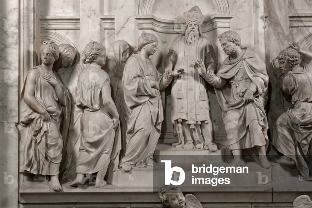 The marriage of the Virgin, 16th century (relief)