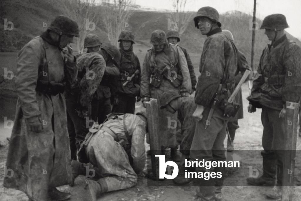 German and Italian soldiers on the Yugoslav front