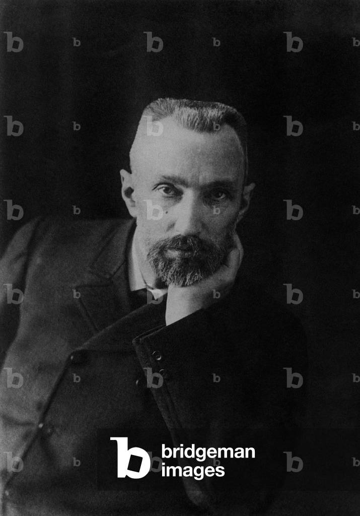 Pierre Curie posing