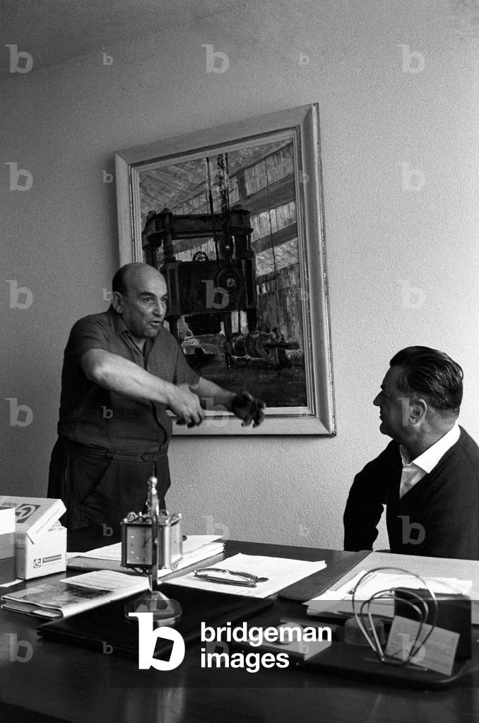 Italian emigrant in the office