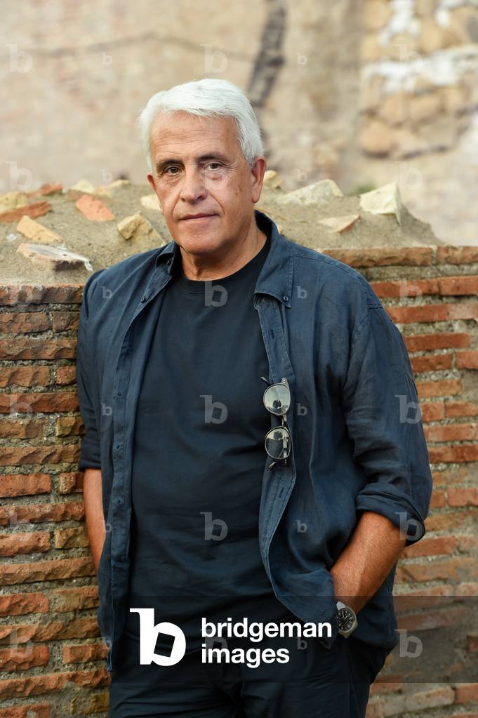 Italian writer Roberto Alajamo at the XX edition of the International Literature Festival in Rome entitled 'Reading the world', in the new setting of the Palatine Stadium, Rome (Italy), July 22nd, 2021