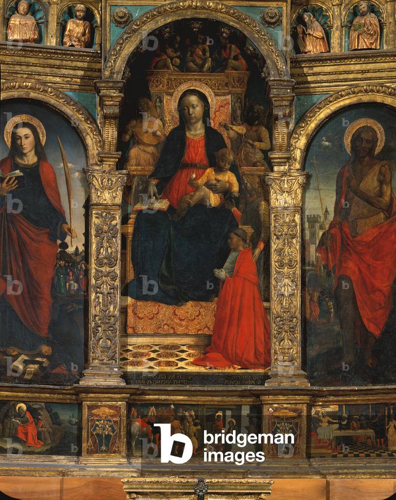 Polyptych (Polittico), by Ludovico Brea. Vincenzo Foppa, 1490 (painting)