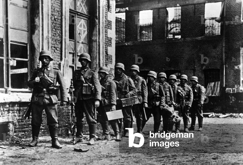 A German platoon during the occupation of Lille
