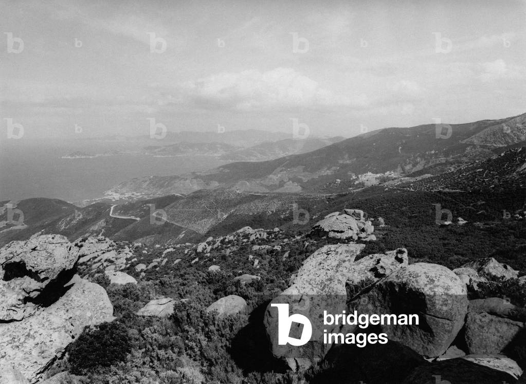 View of Upper Marciana in the Elba island