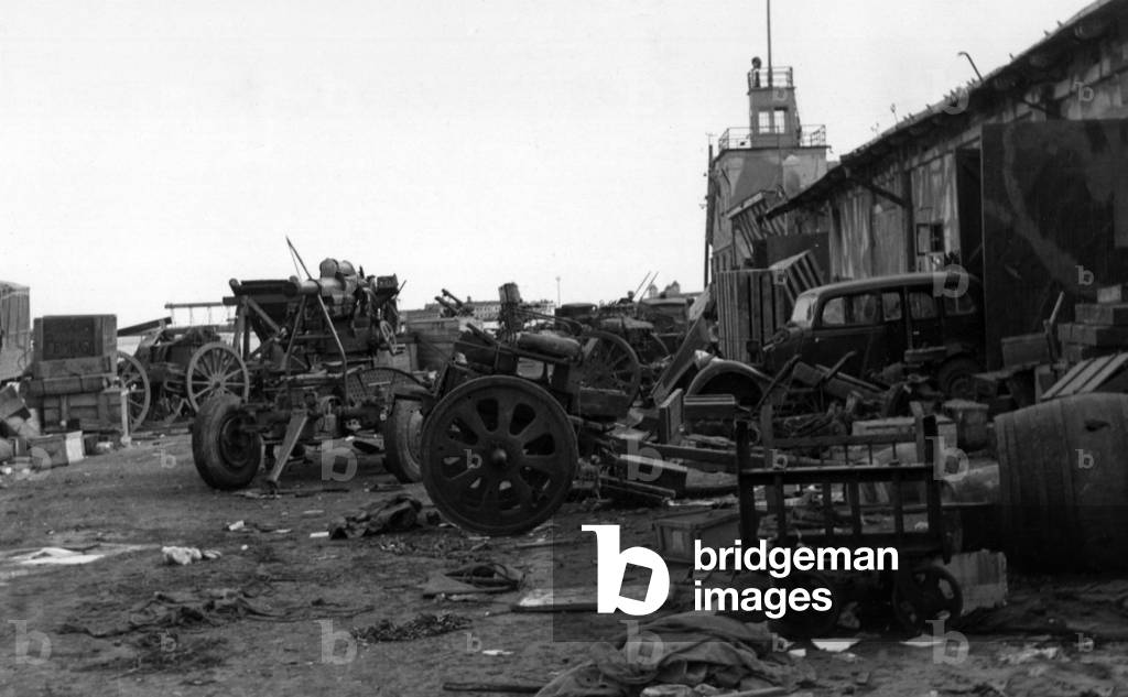 Motor vehicles destroyed at Odessa