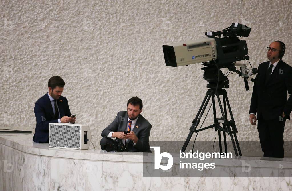 News story: the backstage of Vatican City, Vatican, 2010 (photo)
