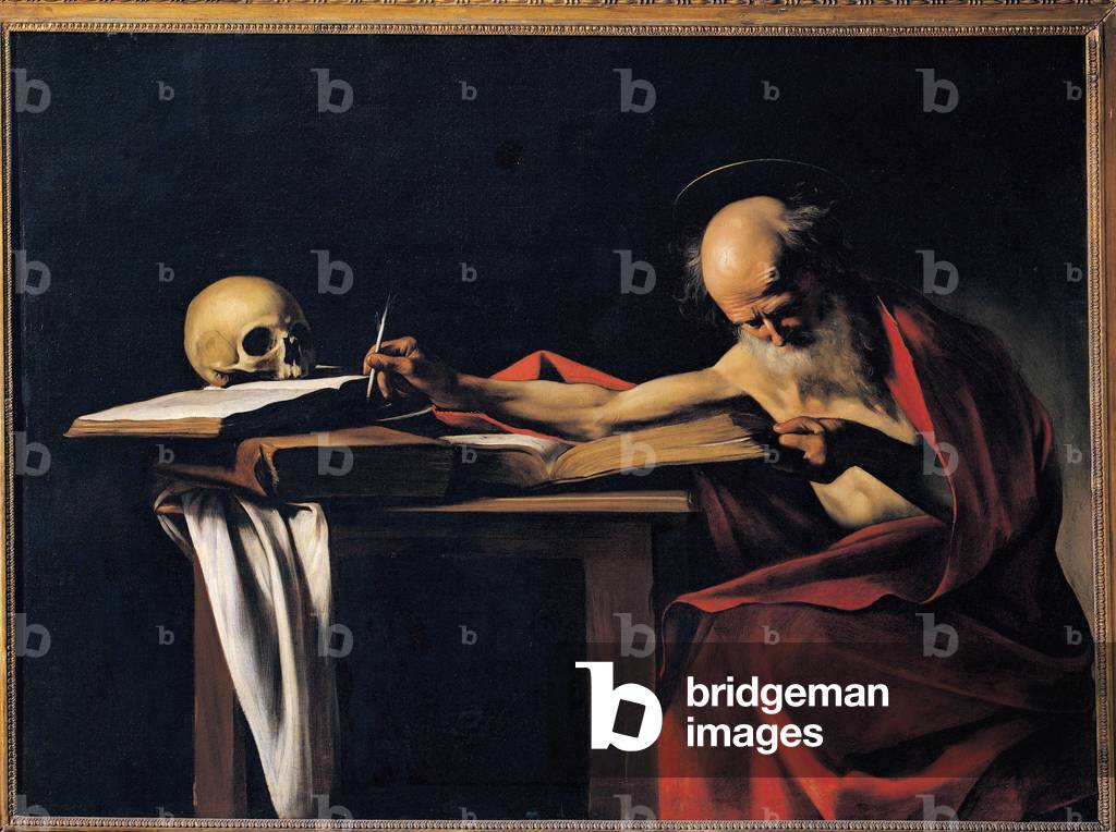 Saint Jerome writing, 1605