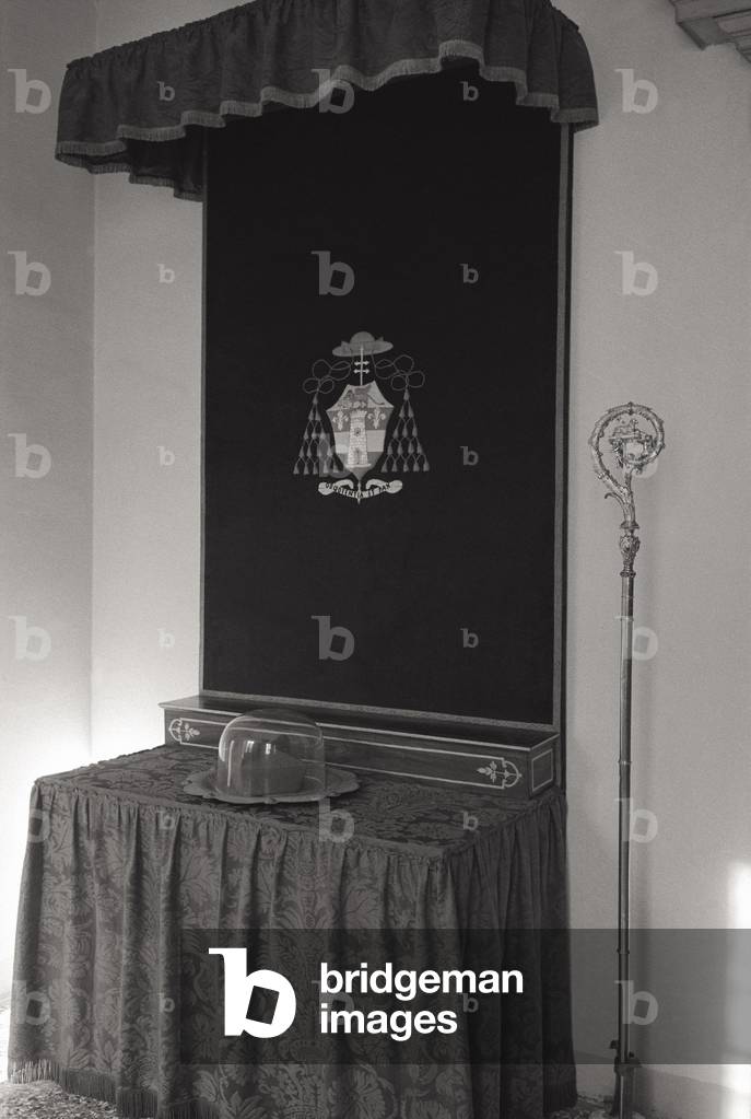 Cardinal Roncalli's biretta and crosier