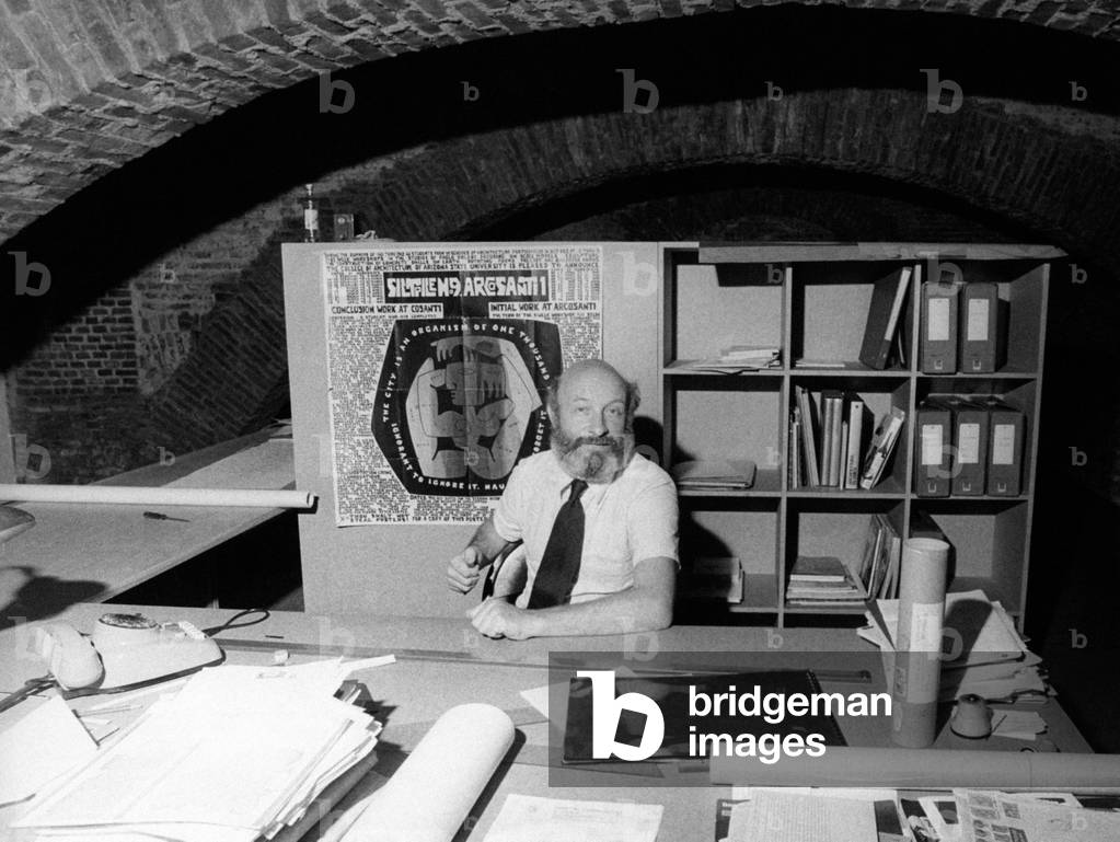 Vittorio Gregotti at the Biennale of Architecture, Venice, Italy, 1975