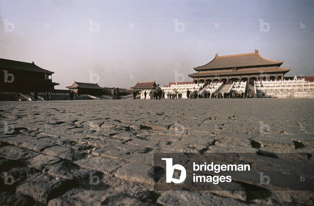The square in the centre of Forbidden City, in front of Palace Museum, 1973 (photo)