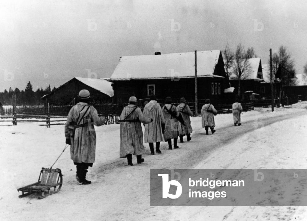 German patrol returning to base