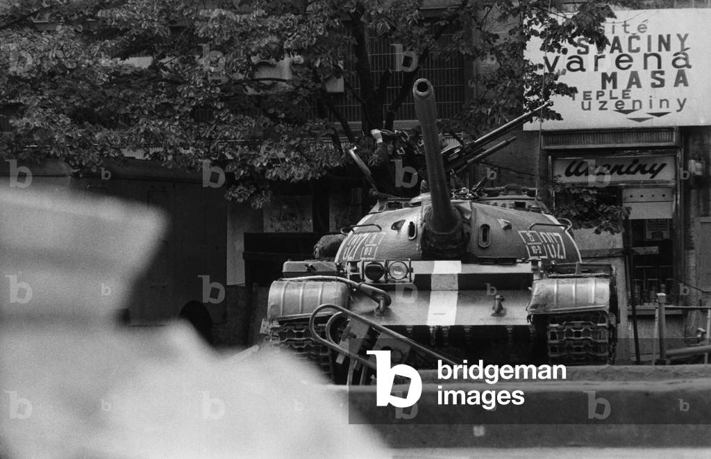 Soviet tank in Prague, Prague, Czech Republic