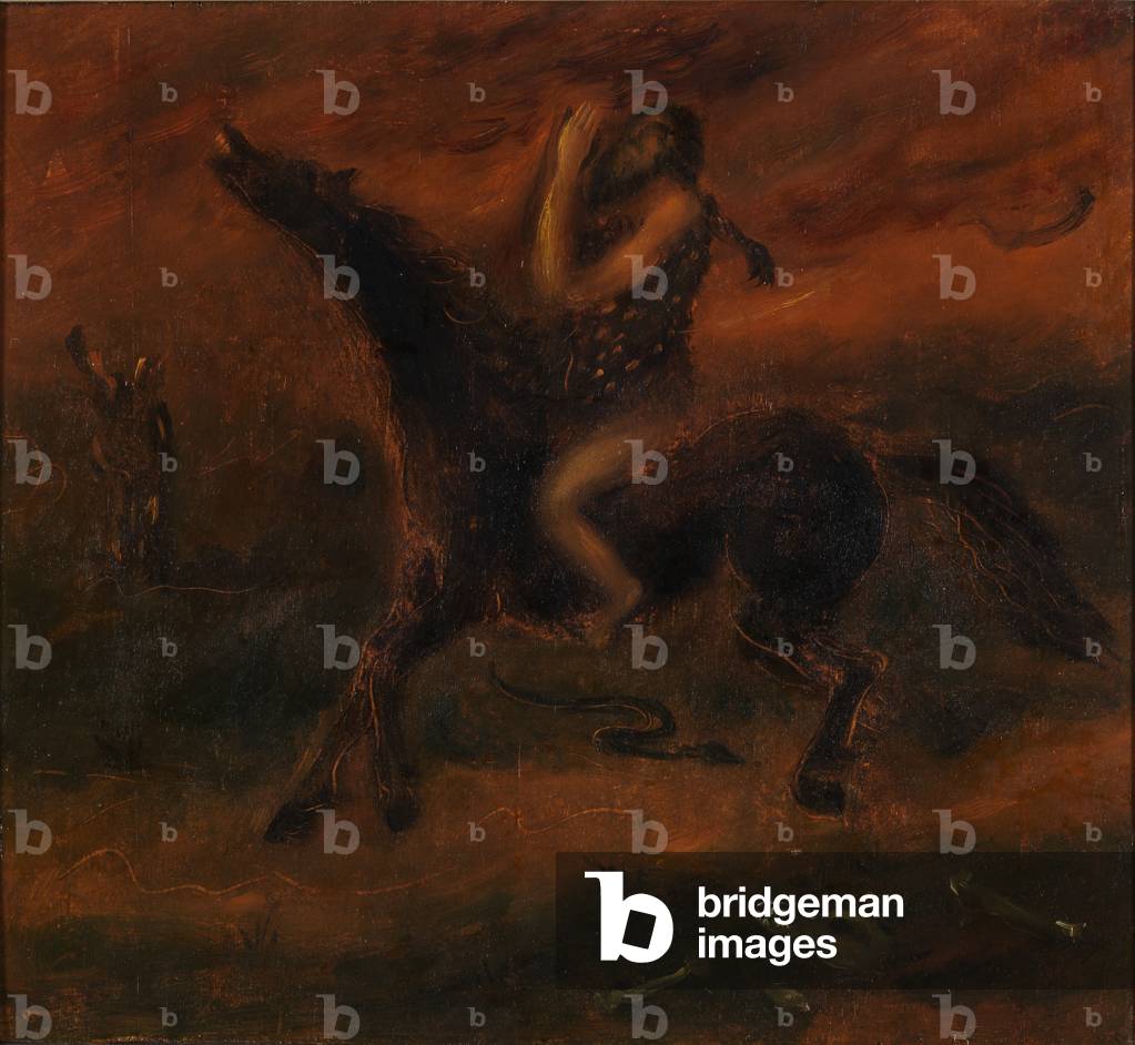 Prophet in view of Jerusalem (Profeta in vista di Gerusalemme), 1930 (oil on canvas)