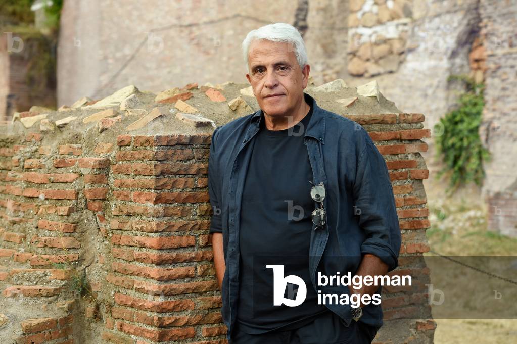 Italian writer Roberto Alajamo at the XX edition of the International Literature Festival in Rome entitled 'Reading the world', in the new setting of the Palatine Stadium, Rome (Italy), July 22nd, 2021