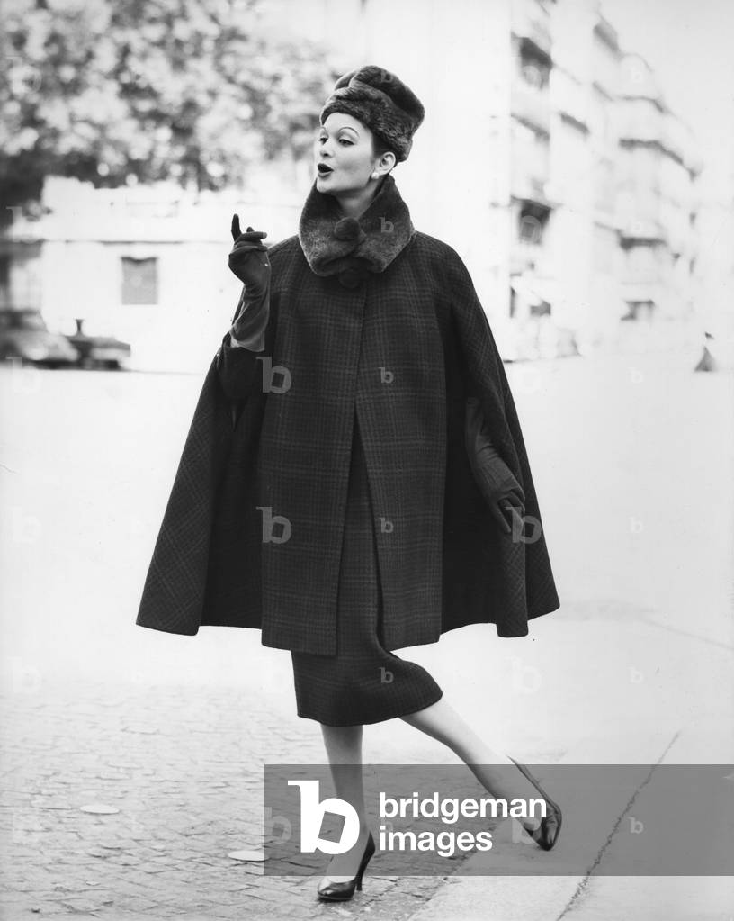 A woman wearing Fath's clothes