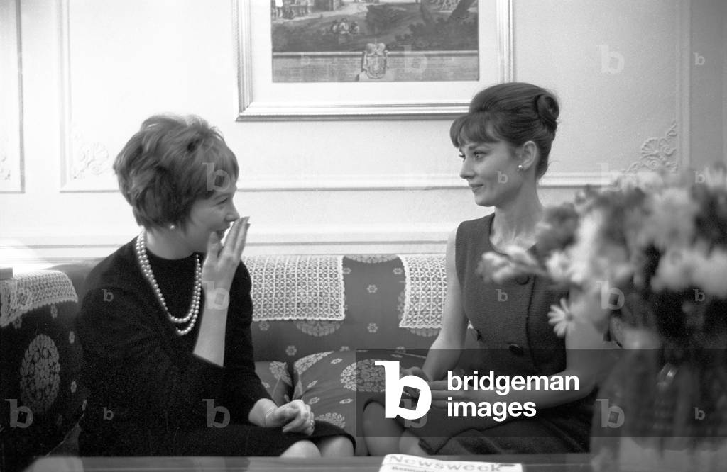 Shirley MacLaine in Rome, Italy, 1961 (b/w photo)