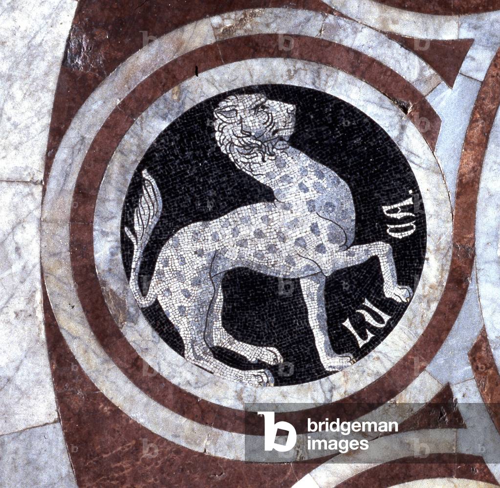 Floor of the Cathedral of Siena, 1864 (intarsia)