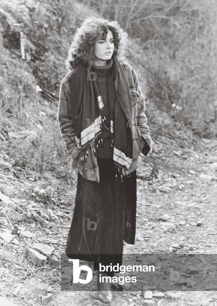 Nada strolls pensively, Rome, Italy